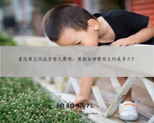 重庆第三代试管婴儿费用：男孩全部费用大约是多少？